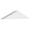 Ekena Millwork Saratoga Architectural Grade PVC Gable Bracket, 36"W x 7 1/2"H x 4"D x 4"F, 5/12 Pitch GBP036X08X0404SAR00 - alternate 1